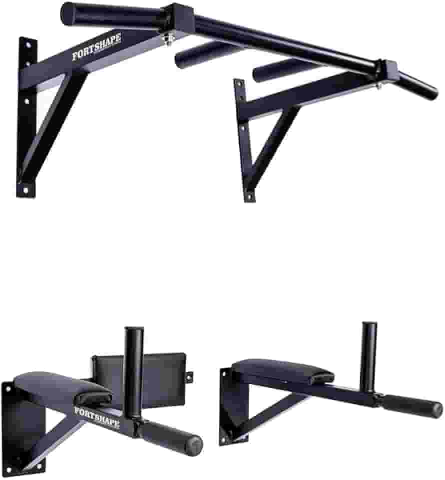 Barra Fixa de Parede + Paralela com encosto