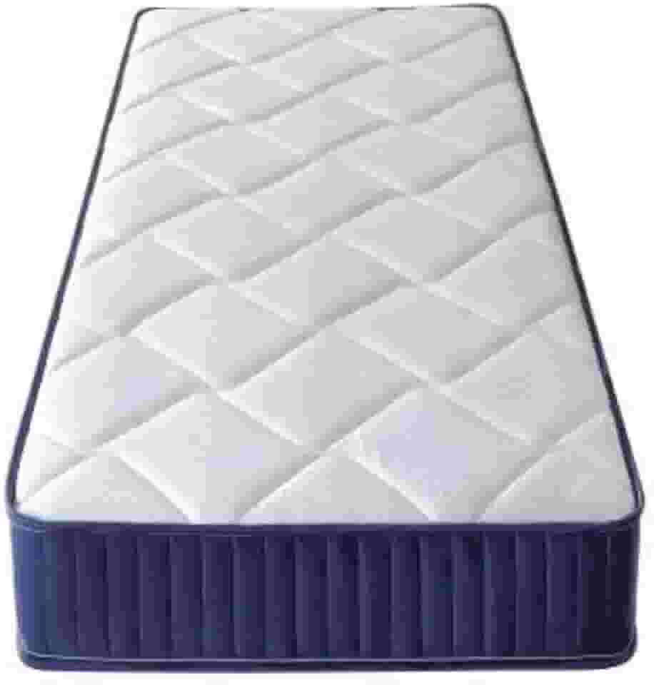 Colchão duplo de 15 cm, sensação macia média para crianças e quartos de hóspedes, espuma viscoelástica e mola interna, tecido respirável, suporte adaptável, isolamento de movimento