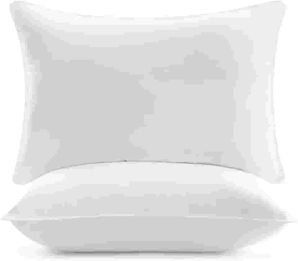 Kit 2 Travesseiros Antialérgicos 70x50cm Macios e Confortáveis com Fibra Siliconada – Lavável em Máquina