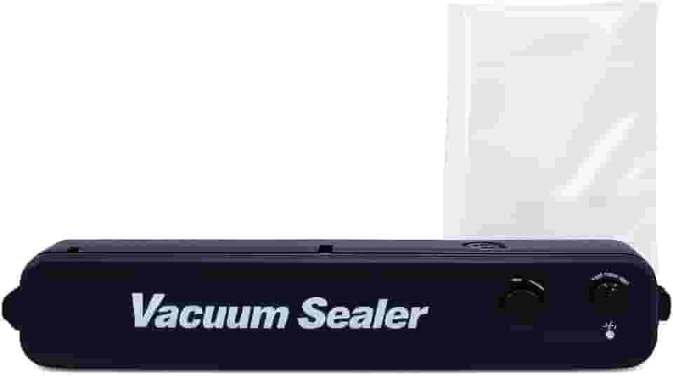 Seladora a Vácuo Profissional com 10 Sacos à Vacuo – Conserva Alimentos, Potência de Sucção, Embalagem Segura, Ideal para Carnes, Queijos e Vegetais