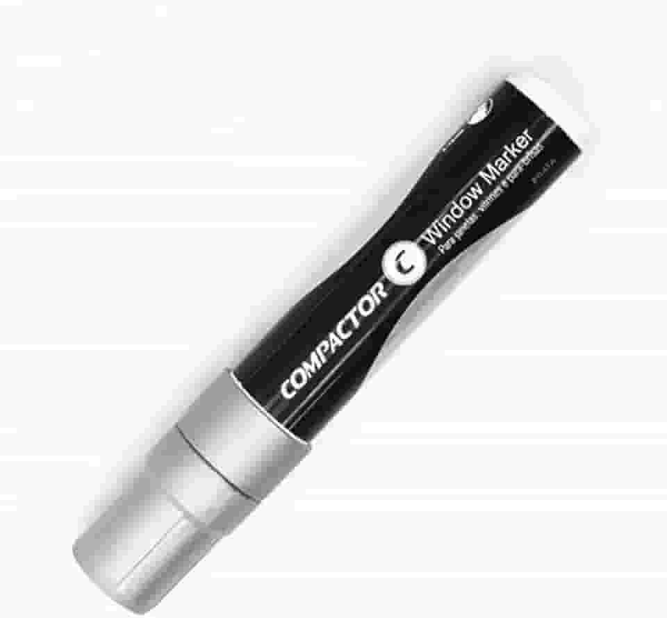 MARCADOR WINDOW-GIZ LIQUIDO(MEDIO)-PRATA - COMPACTOR