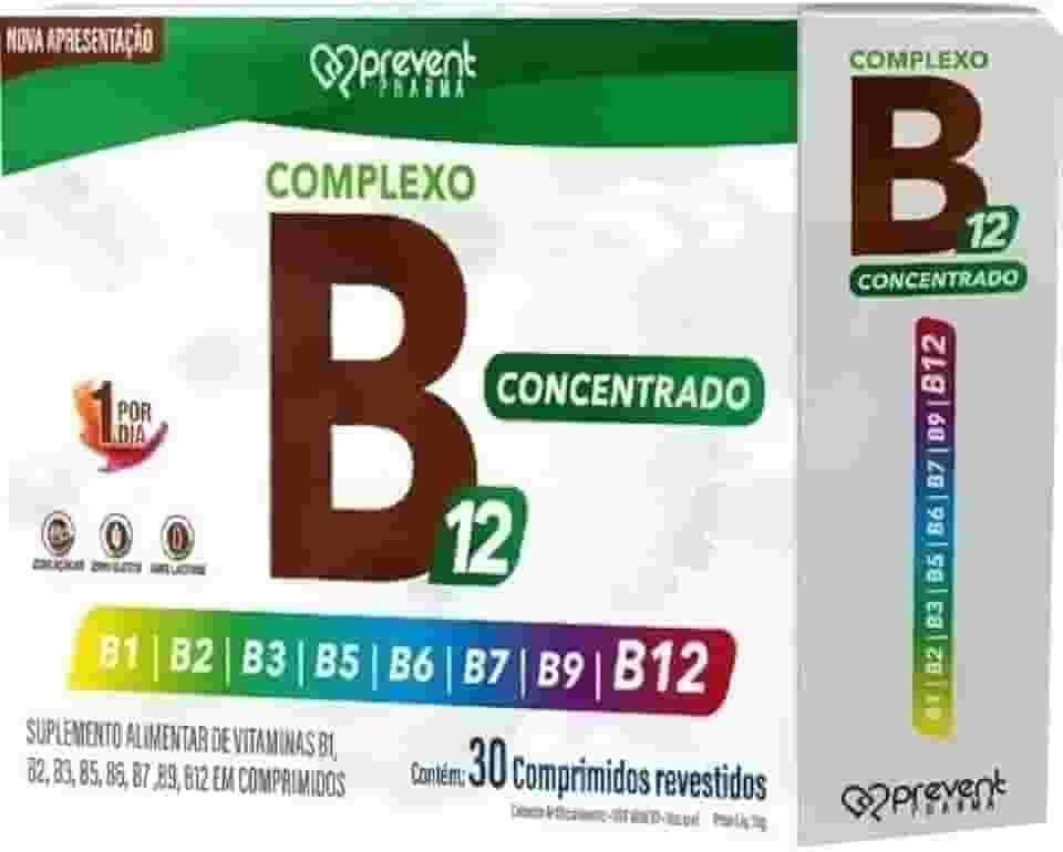 COMPLEXO B12 CONCENTRADO 30CPR PREVENT PHARMA