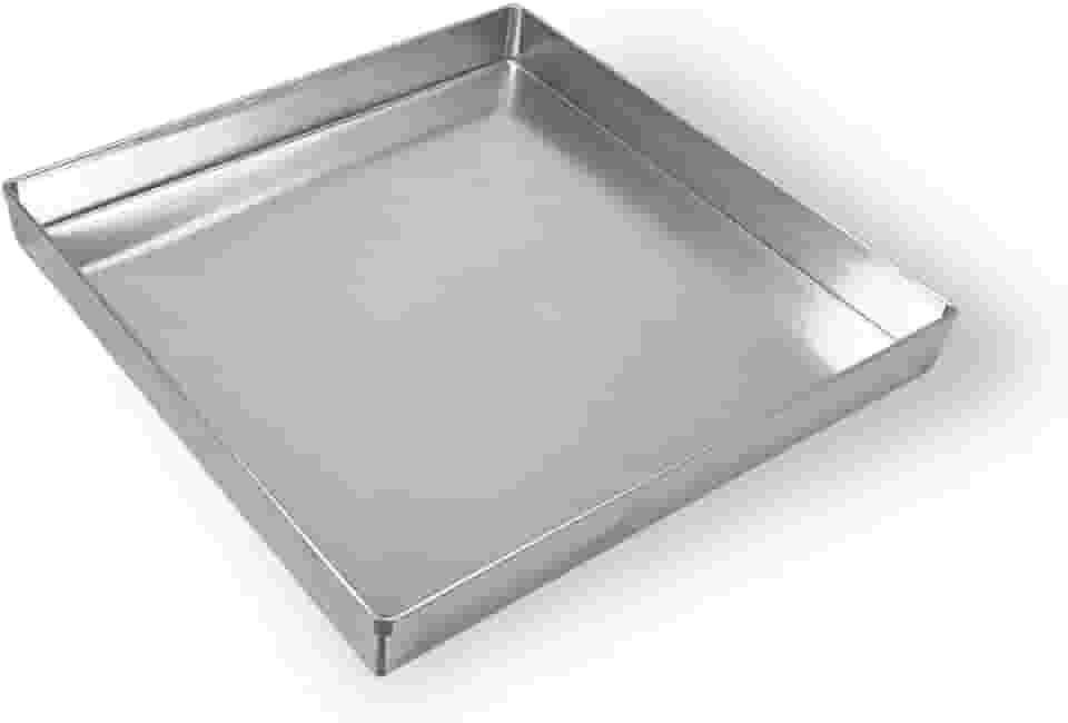 FORMA ASSADEIRA QUADRADA PARA BROWNIE 21X21X3 ALUMÍNIO