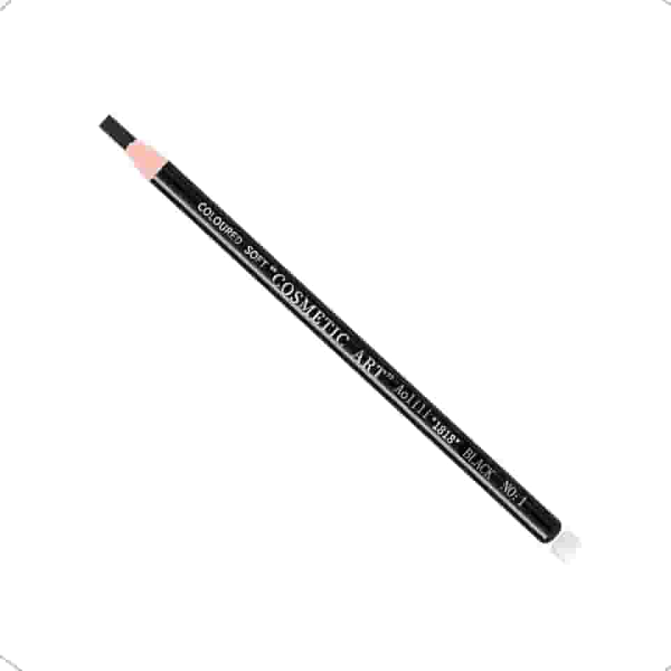 Lápis Dermatográfico Preto Para Design Sobrancelha Micropigmentação Microblading