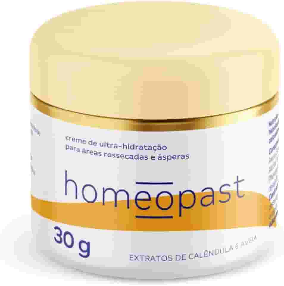 homeopast Ultra Hidratação 30g - Creme Intensivo para Pés Rachados, Ressecamento e Fissuras