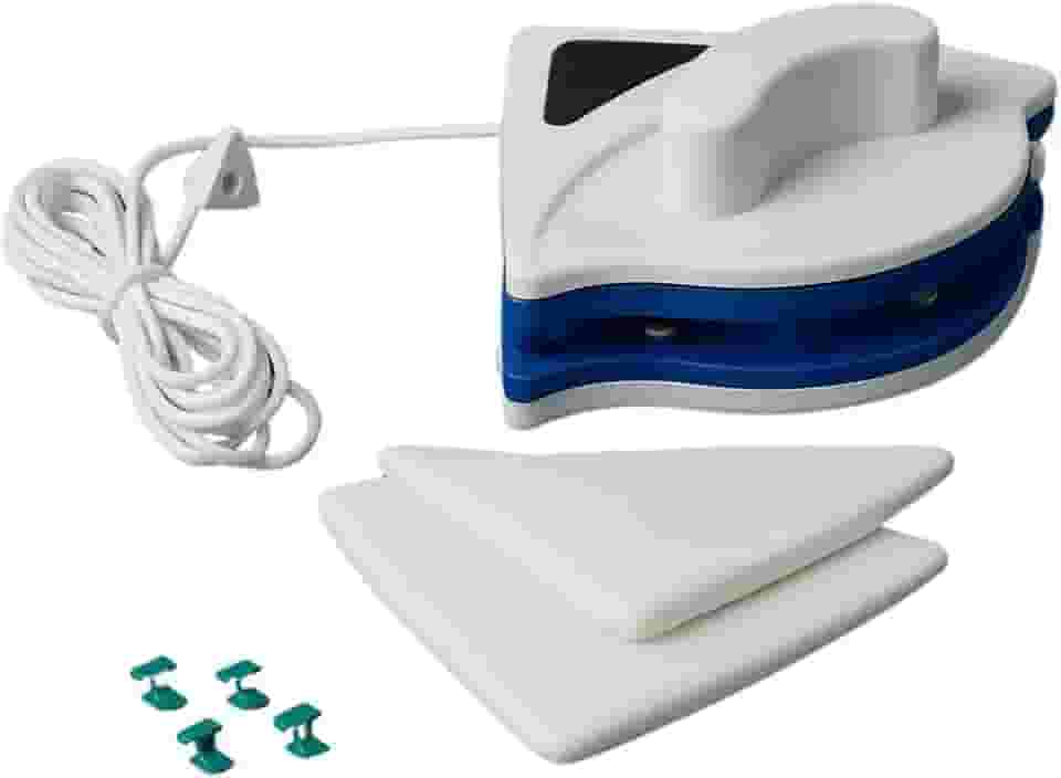 Limpador Magnético para Vidros com Duas Faces e Corda de Segurança para Janelas e Apartamentos e banheiro Forte magnetismo – LINHA PREMIUM