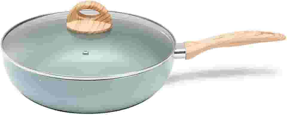 Brinox - Wok Com Tampa 28 3,4L Ceramic Life Botanika Com Fundo De Indução - Verde