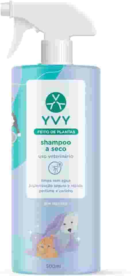 YVY - Shampoo a Seco para Pets - Limpeza Sem Água para Gatos e Cachorros - Cuidados para Animais de Estimação - Ingredientes Naturais - Vegano - 500ml