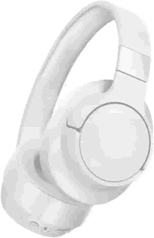 Fone De Ouvido Headphone Bluetooth 5.0 Bateria Longa Duração Sem Fio Extra Bass Dobravel Para Treino, Academia, Trabalho (Branco)