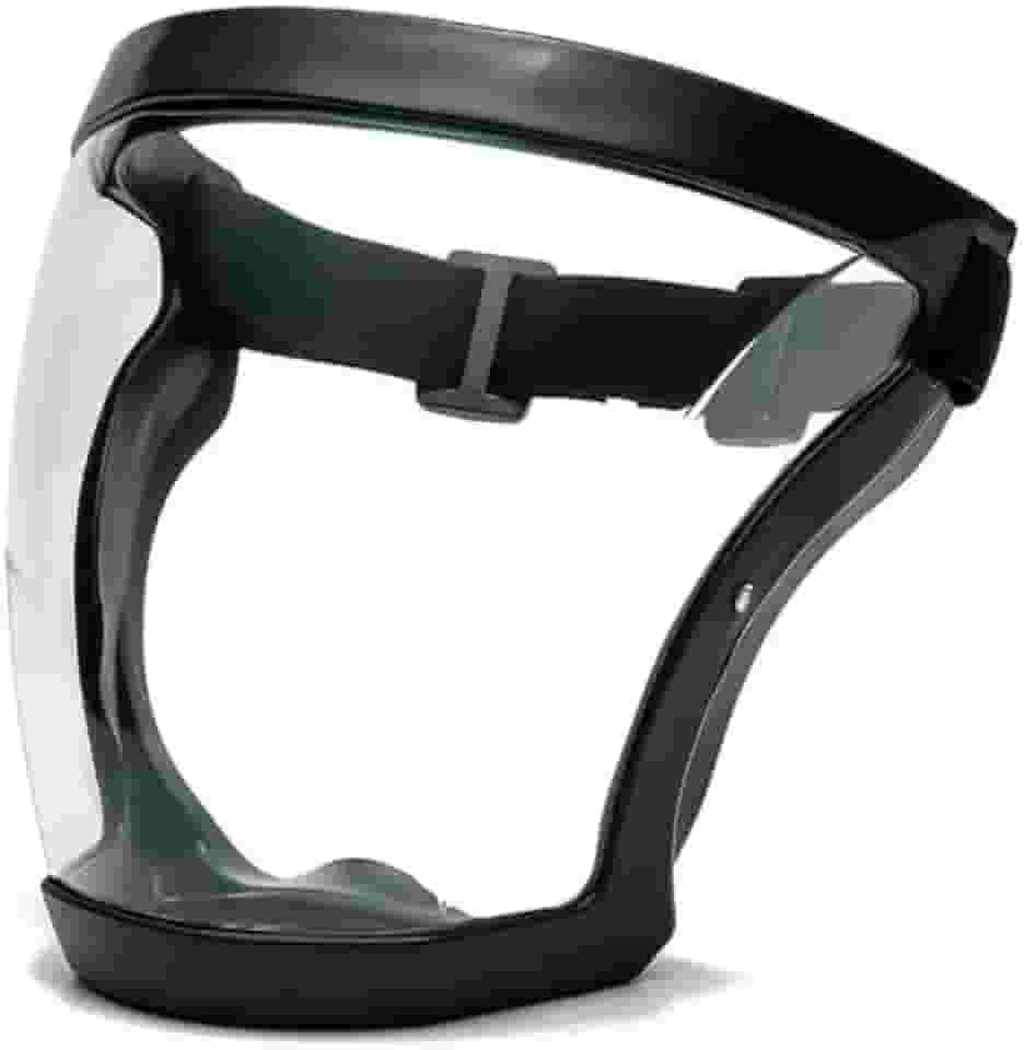 Máscara Protetora Facial Profissional, Transparente, Com Encaixe Anatômico, Respiração Confortável, Silicone Macio, Para Proteção Individual Alto Padrão Great Home