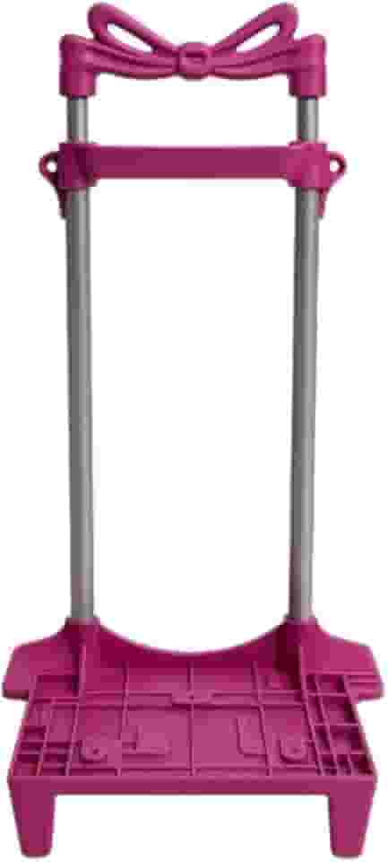 Carrinho Para Mochila Escolar Universal 2 Haste C/Trava 40 (Rosa)