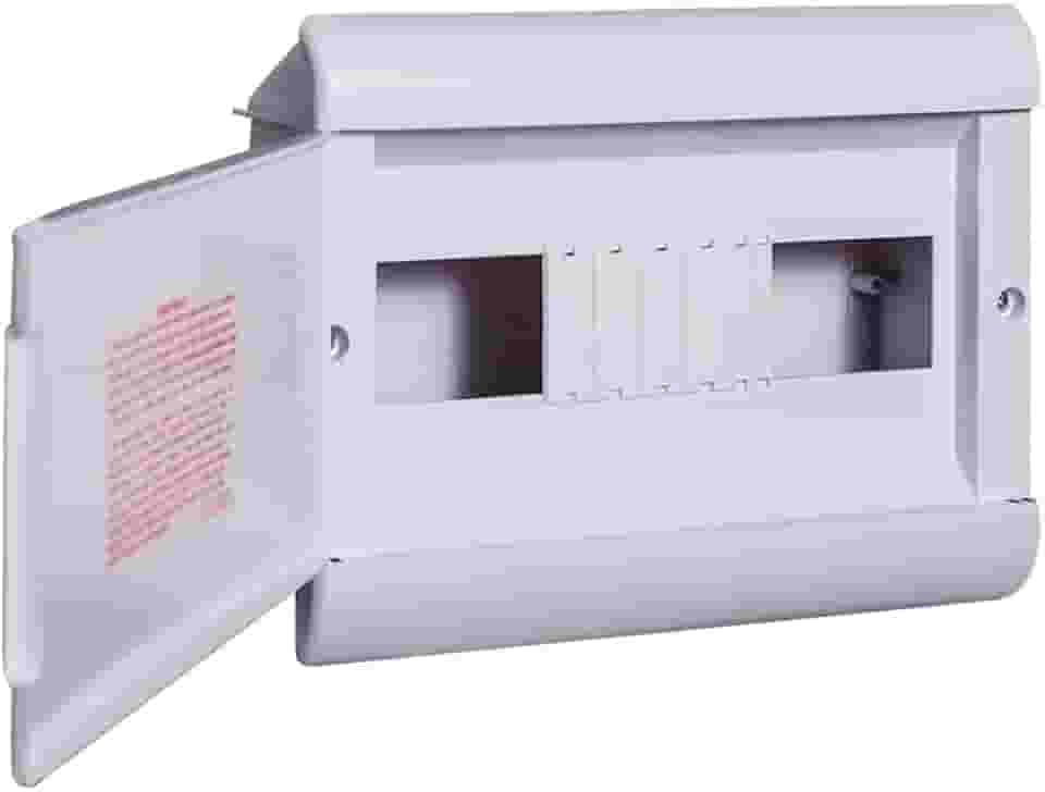 Quadro Embutir Ouro Box 12 Módulos Din Porta Opaca Steck Branco 12 Módulos