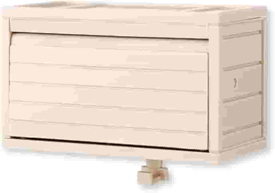 Porta-Chaves de Parede Formato Garagem de Carro com Porta Automática – Organizador Decorativo, Durável e Fácil de Instalar