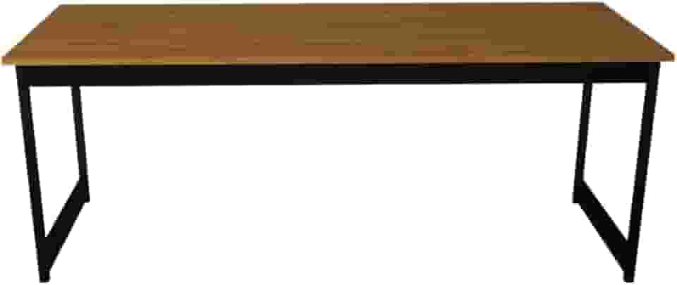 Mesa Escritório Escrivaninha Estilo Industrial 180 Cm Sérgio Camaleão (Nogal)