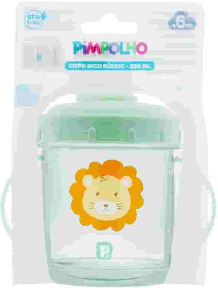 Pimpolho Copo Bico Rígido 220ml Leão