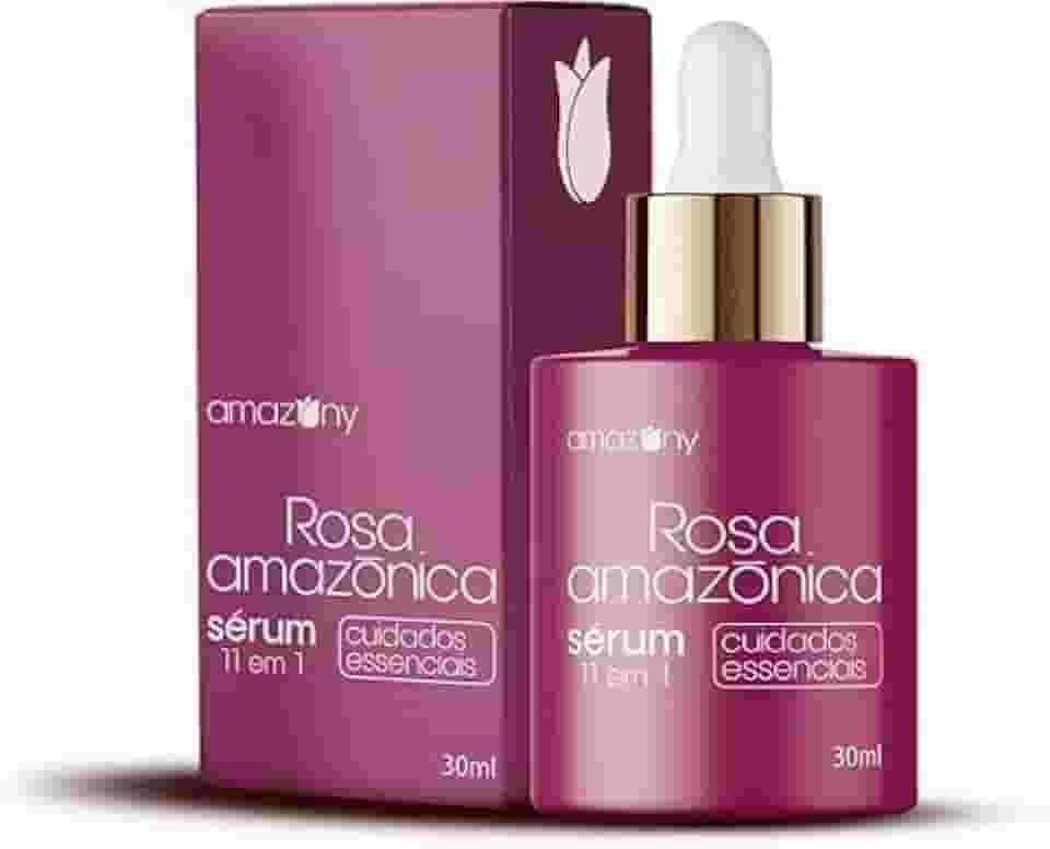 Sérum Facial 11 em 1 – Com Rosa Mosqueta, Ácido Hialurônico, Retinol e Verisol – Clareia, Hidrata e Rejuvenesce a Pele – 30ml
