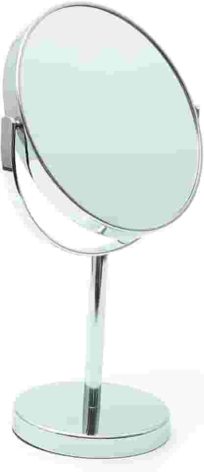 Espelho Para Maquiagem De Mesa Grande Dupla Face 5x Aumento / ESP031