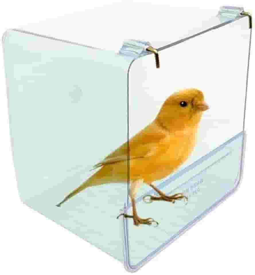 Banheira para pássaros externa 500ml Toco Tucano (Azul)