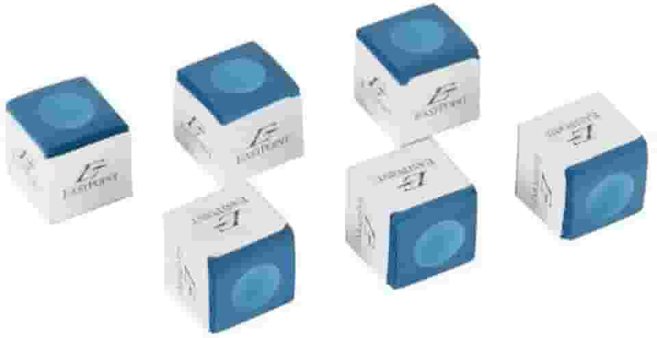 EastPoint Sports Giz de bilhar para piscina – Melhora a precisão e o controle da bola – Inclui 6 cubos de giz