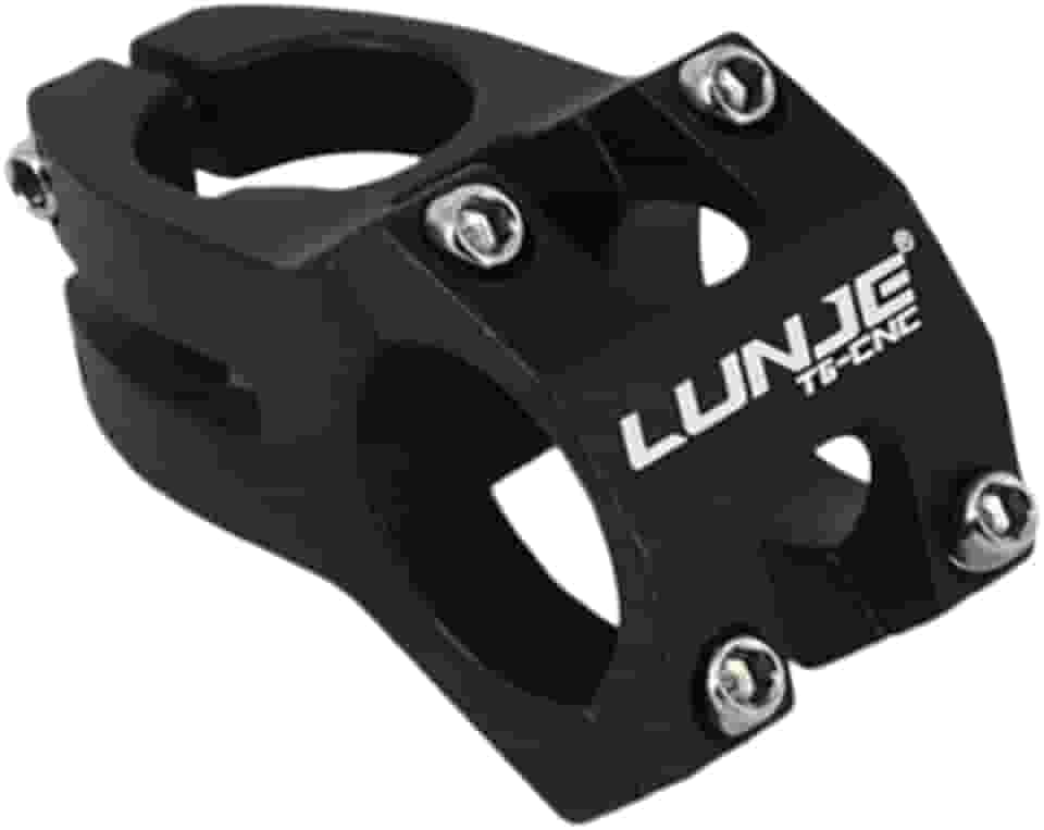 Guidão de bicicleta preto premium - alumínio leve, design de queda curta de 31,8 × 45 mm para maior conforto e controle