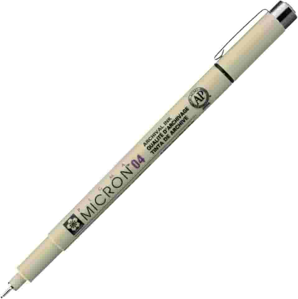 MARCADOR TECNICO NANKIN PIGMA MICRON 04 - PRETO -USO PROFISSIONAL