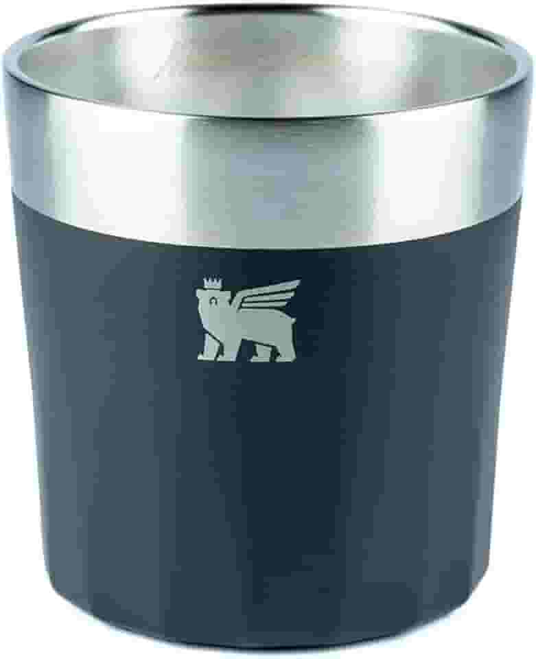 Stanley - Copo prismático isolado para cocktails, antiderrapante, para bebidas quentes ou frias, 201 ml, Foundry Black