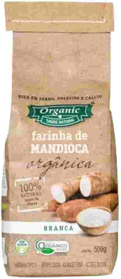 Farinha de Mandioca Branca Orgânica Organic 500g