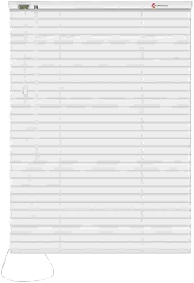 Persiana Horizontal em Pvc 25mm Para Quartos Salas Escritórios Design Moderno(BRANCO,80X130)