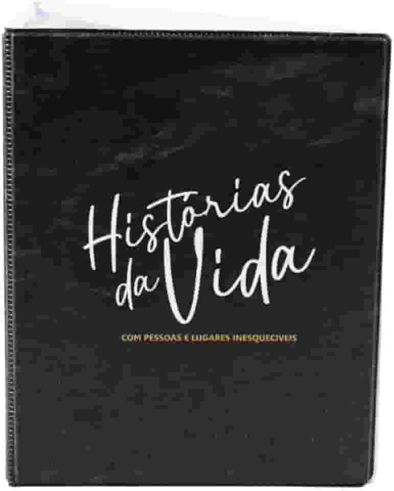 Álbum de Fotos Histórias da Vida para 500 fotos 10x15 com Adesivo