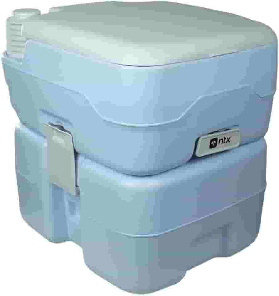 Nautika, Banheiro Químico, Ecocamp 20L, Vaso Sanitário Portátil, Suporta Até 120Kgs, Ideal Para Pescarias, Campings, Barcos, Viagem e Atividades Outdoor, Feito Em Polietileno