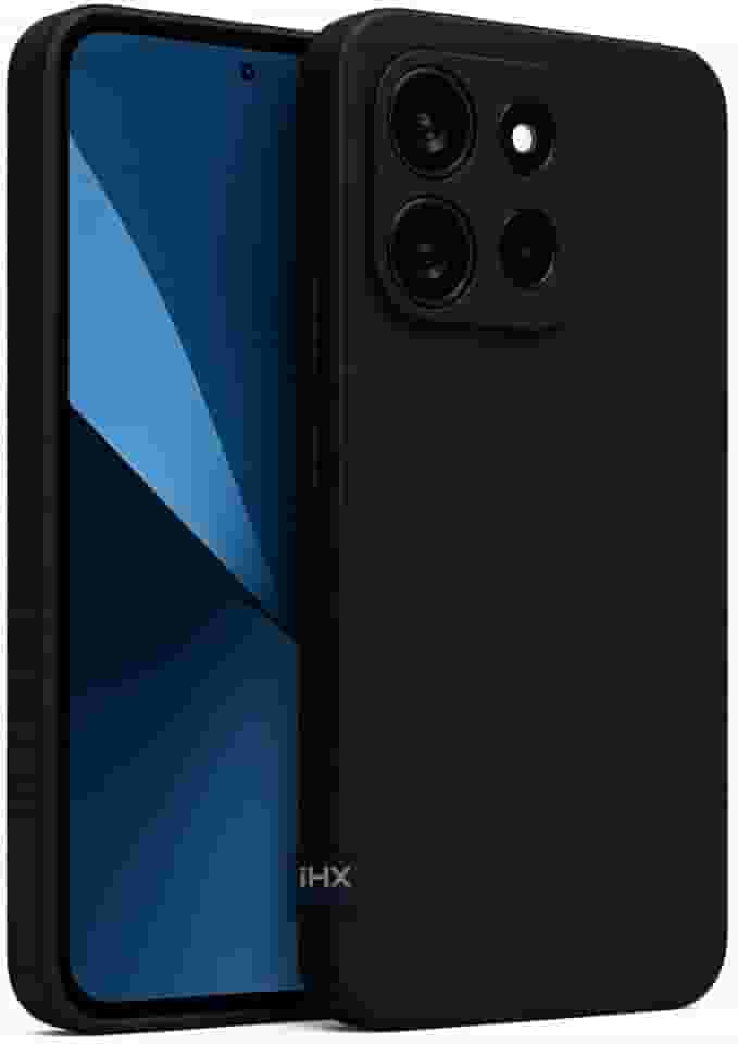 Capa Capinha Case Compatível Motorola Moto G56 Silicone Aveludada Anti Impacto Reforçada Emborrachado Com Proteção De Câmera Premium (PRETO)