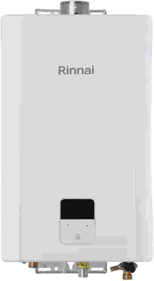 Rinnai E10-10 litros GN (Gás Natural) Branco - Aquecedor de Água a Gás Digital REU-E100 FEH