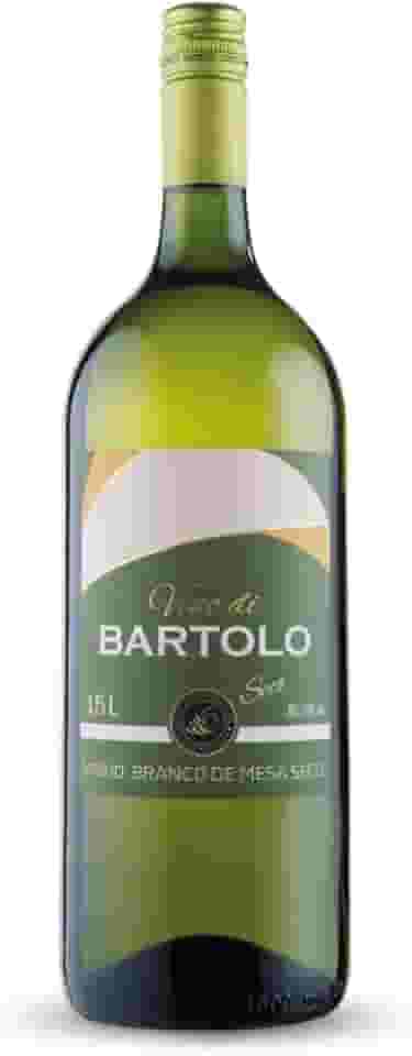 Vinho Garibaldi Di Bartolo Branco Seco 1,5L, Vinho De Mesa Branco Seco, Amarelo, Leve E Equilibrado, Notas De Maracujá E Frutas Tropicais, Expressão Autêntica De Frescor e Tradição, Denominação de Origem Serra Gaúcha