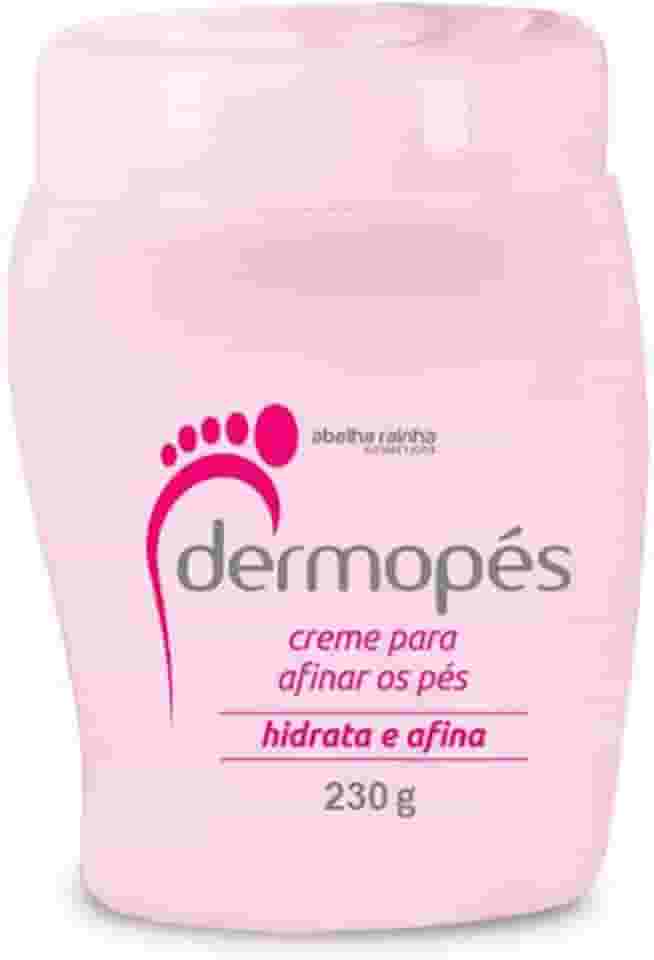 Creme Para Afinar Os Pés Hidrata e Afina Dermopés Abelha Rainha 230g
