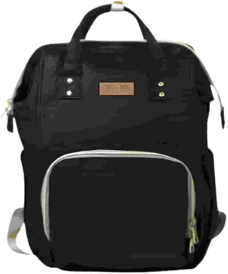 Bolsa de Maternidade Lovely Baby Preto – Grande, Resistente, Leve e com Múltiplos Compartimentos