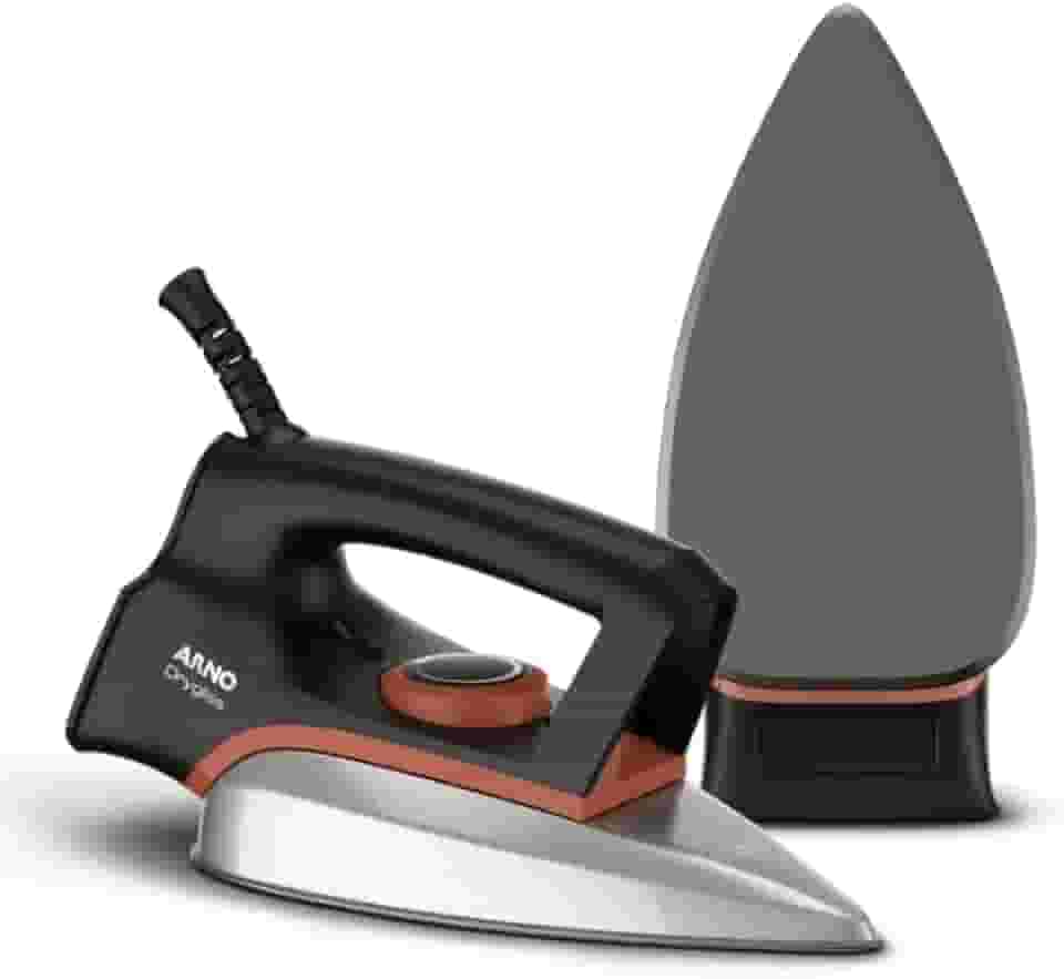 Arno - Ferro a Seco Anti aderente 1200w FS31 Preto e Terracota 127V Arno