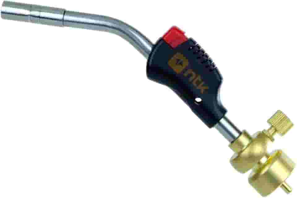 NTK, Maçarico Mapp Torch, em Aço Inoxidável com Ignição Automática e Acendimento Rápido 1200°C