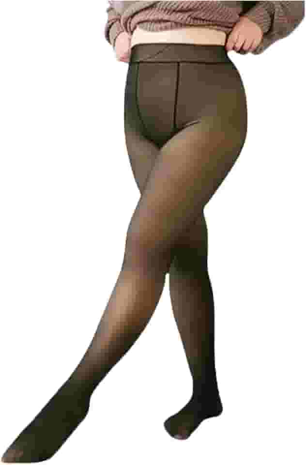 Meia-Calça Térmica Forrada Peluciada TAM G (40-44) Premium Translúcida Pelinho Flanelada Prime