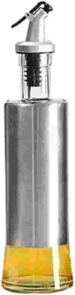 Garrafa Dispenser Para Azeite Vinagre Galheteiro Vidro Inox