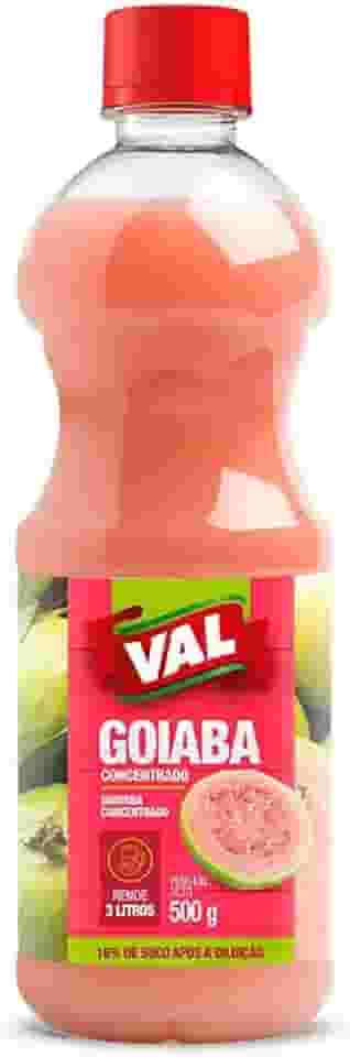 Suco Concentrado de Goiaba Val Garrafa 500ml