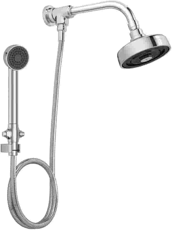 Kit de chuveiro com desviador e ducha manual Acqua Plus, Deca, Cromado, 1990.C.STD.KIT