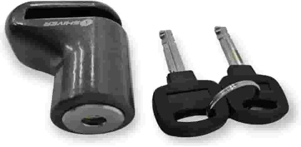SHIVER Cadeado Trava Disco Freio Moto Antifurto Diversas Motos Cinza