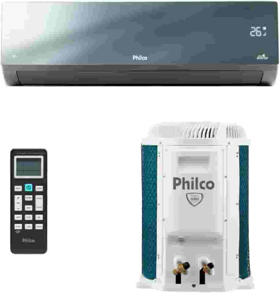Ar Condicionado Split Inverter Philco Espelhado 18000 Btus Quente e Frio Pac18000iqfm15e 220v