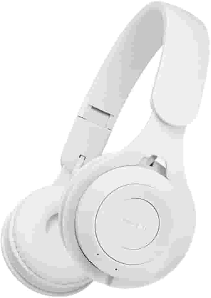 Fone de Ouvido Headset Sem Fio Bluetooth – Cancelamento de Ruído, Bateria de Longa Duração e Conforto Ergonômico para Música e Chamadas (Branco)