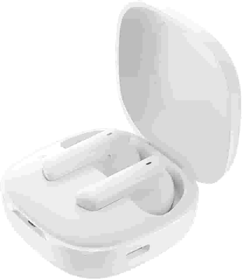 Fone de Ouvido Bluetooth QCY HT05 Melobuds ANC, Cancelamento de Ruido Ativo, 40db ANC Headphone com 6 Microfone, Fone sem fio 30 Tempo de Jogo (Branco)