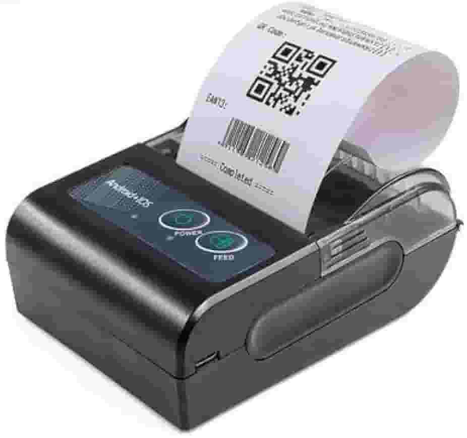 Mini Impressora Bluetooth Térmica 58mm Super Premium