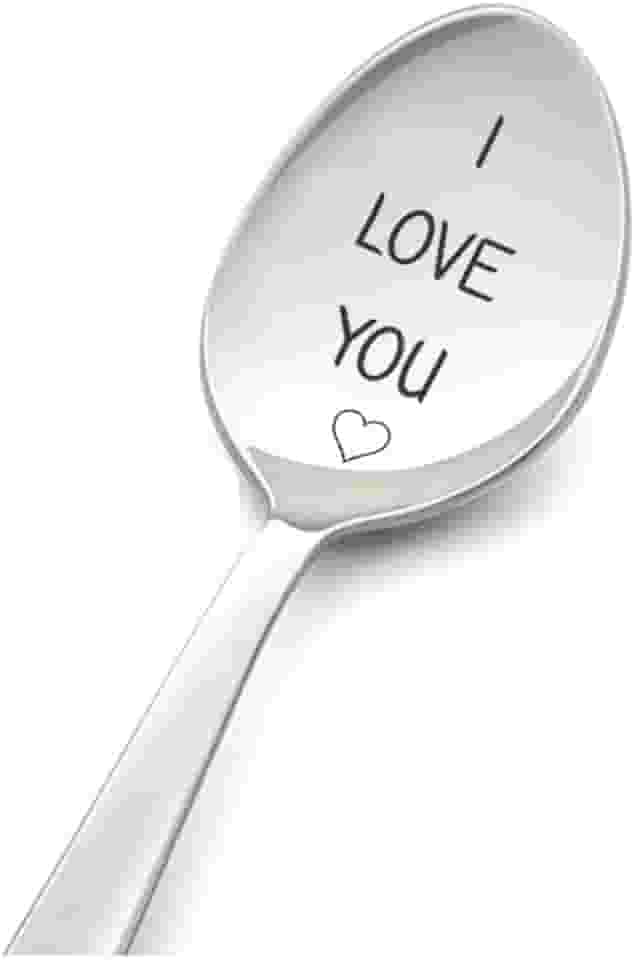 Presentes de aniversário para marido, esposa, I Love You, colher para namorado, namorada, presente de Natal para dia dos namorados, presente para casal, colheres, presentes para ele e ela, colheres de