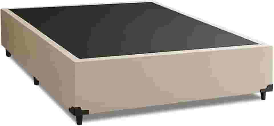 Cama Box Casal 1,38m com 38cm de Altura Suede Prince Bege