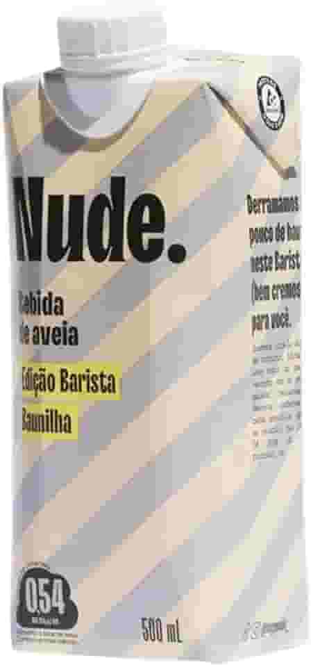 Leite Vegetal de Aveia Barista Sabor Baunilha Nude 500ml