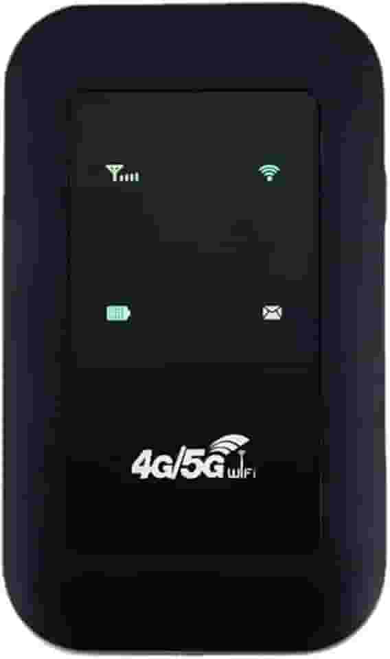 H806 Hotspot WiFi Móvel Portátil Internet Alta 4G LTE Display LED Multifuncional com Cartão SIM Inserido Longa Autonomia Suporta 10 Usuários para Viagens de Carro e Negócios